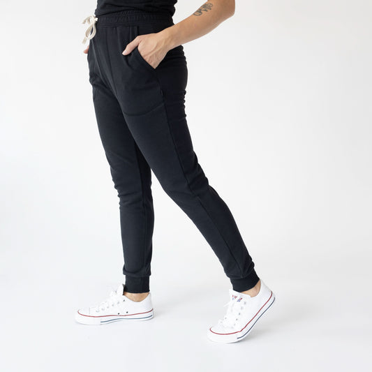 Ladies' Bamboo Fleece Joggers | Black