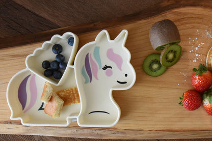 Luxe Silicone Suction Plate : Dinosaur