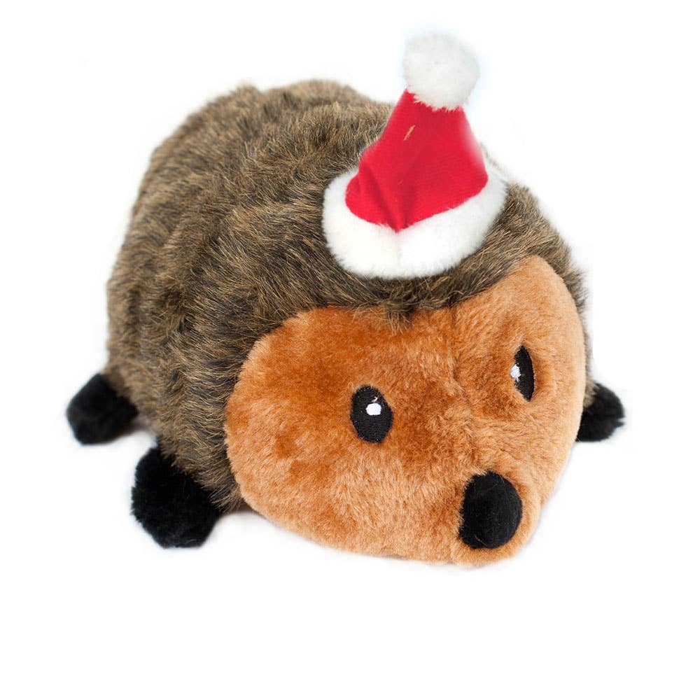 Holiday Hedgehog - Christmas Dog Toy: Large