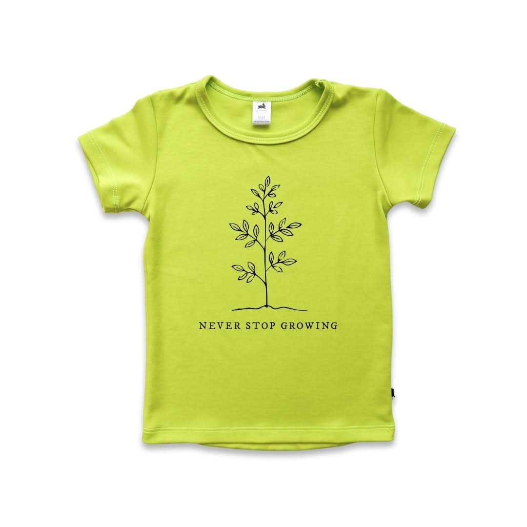 Baby/Kids Graphic Bamboo T-Shirt | Vanila Donut On Powder Blue