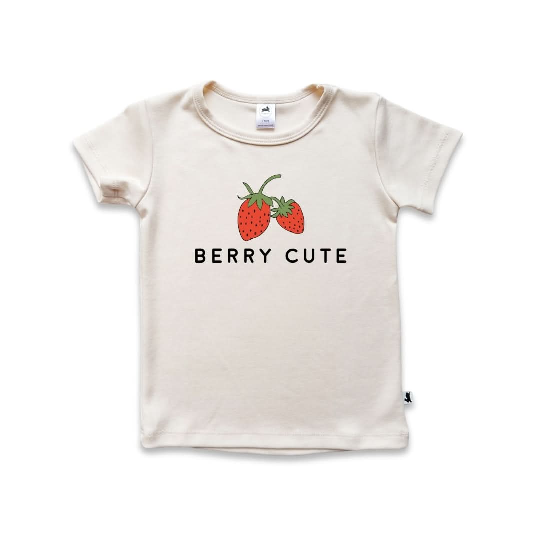 Baby/Kids Graphic Bamboo T-Shirt | Confetti Joy Donut On Classic Blue