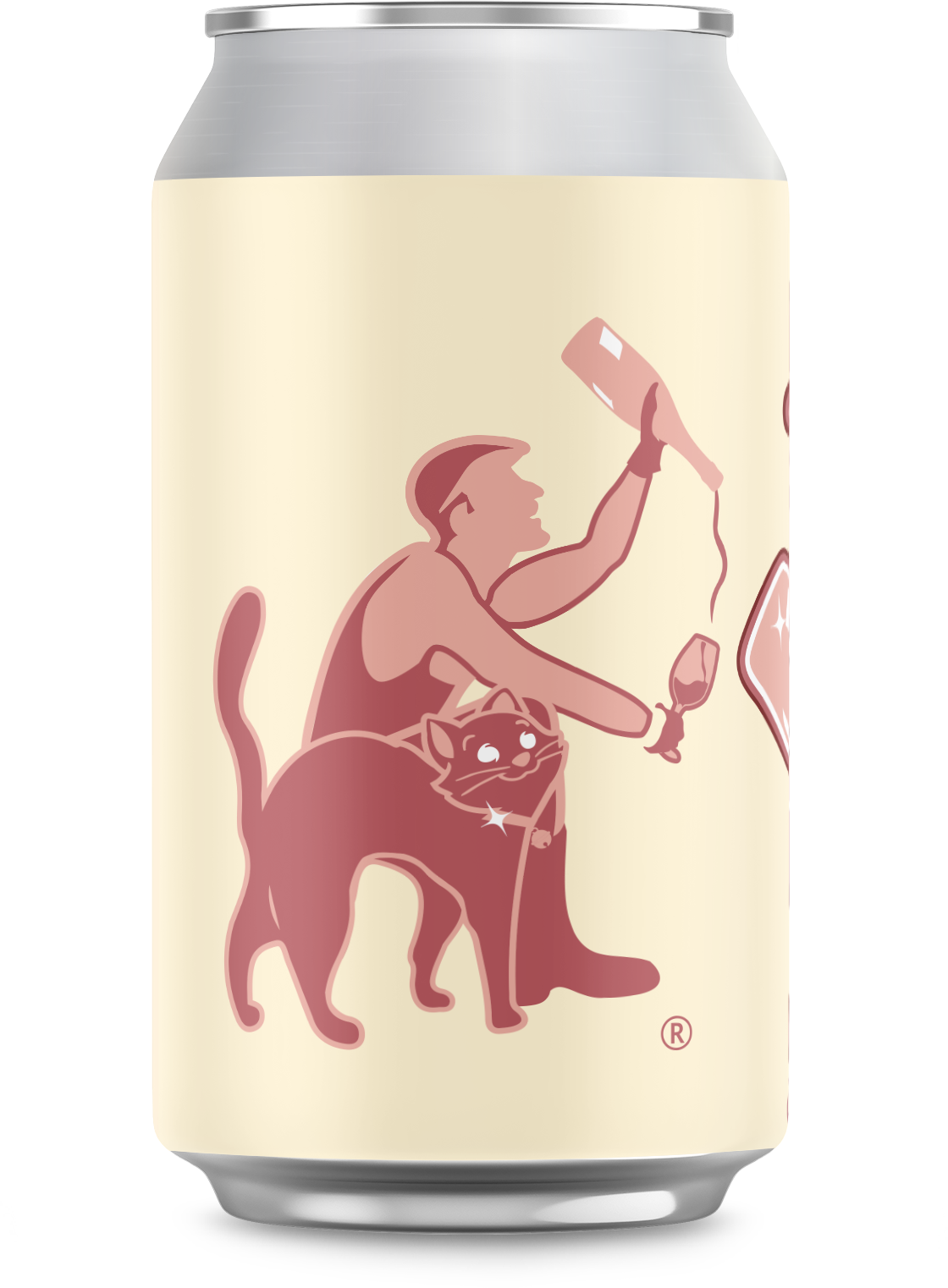 BrüMaster's Purr-secco™ – Premium Cat “Wine” - SINGLE CAN