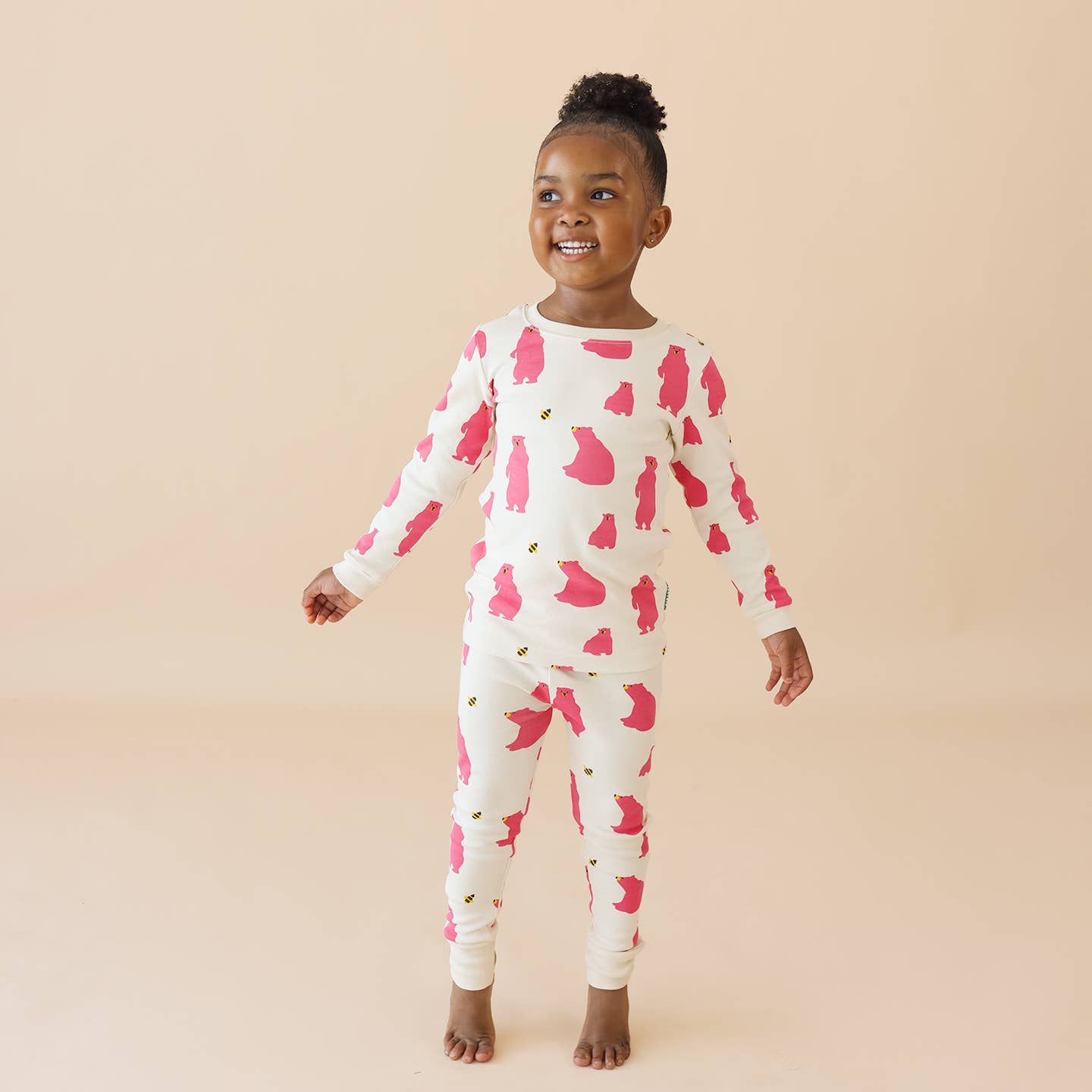 "My Jammies" Organic Kids Pajamas: Sunflowers / 7/8 Years