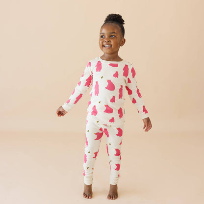 "My Jammies" Organic Kids Pajamas: Sunflowers / 7/8 Years