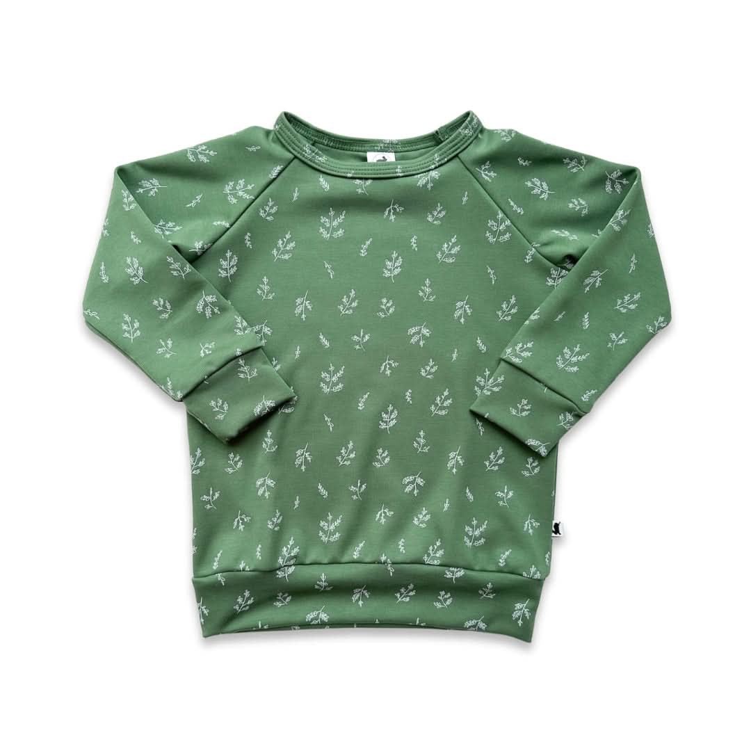 Baby/Kids' Bamboo Raglan Pullover | Pastel Blooms