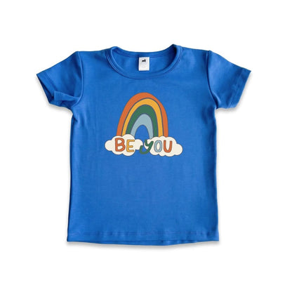 Baby/Kids Graphic Bamboo T-Shirt | Chocolate Donut On Leaf Green