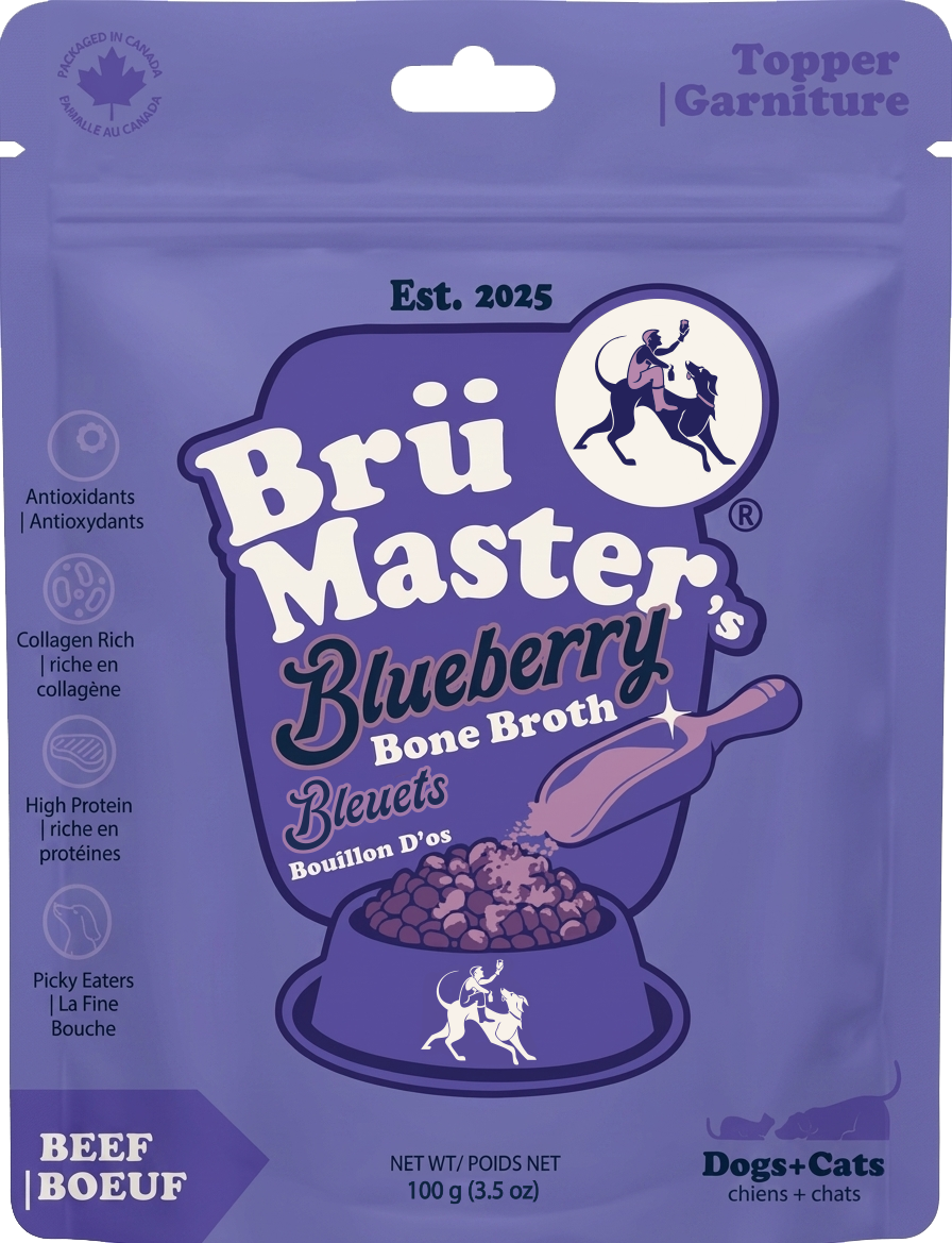 BrüMaster's - Blueberry Craft Bone Broth Powder : 100 g