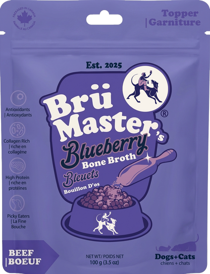 BrüMaster's - Blueberry Craft Bone Broth Powder : 100 g