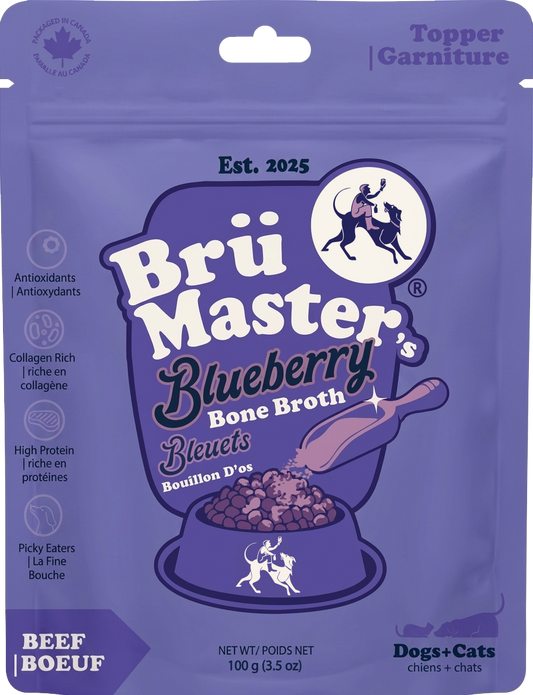 BrüMaster's - Blueberry Craft Bone Broth Powder : 100 g
