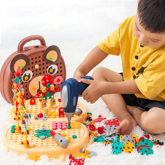 VIGOR - Play Toolbox Bear with Drill