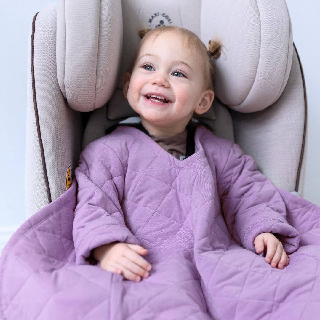 Buckle Me Baby Cozier Car Seat Blankie: Sage Snuggle / 2-3Y