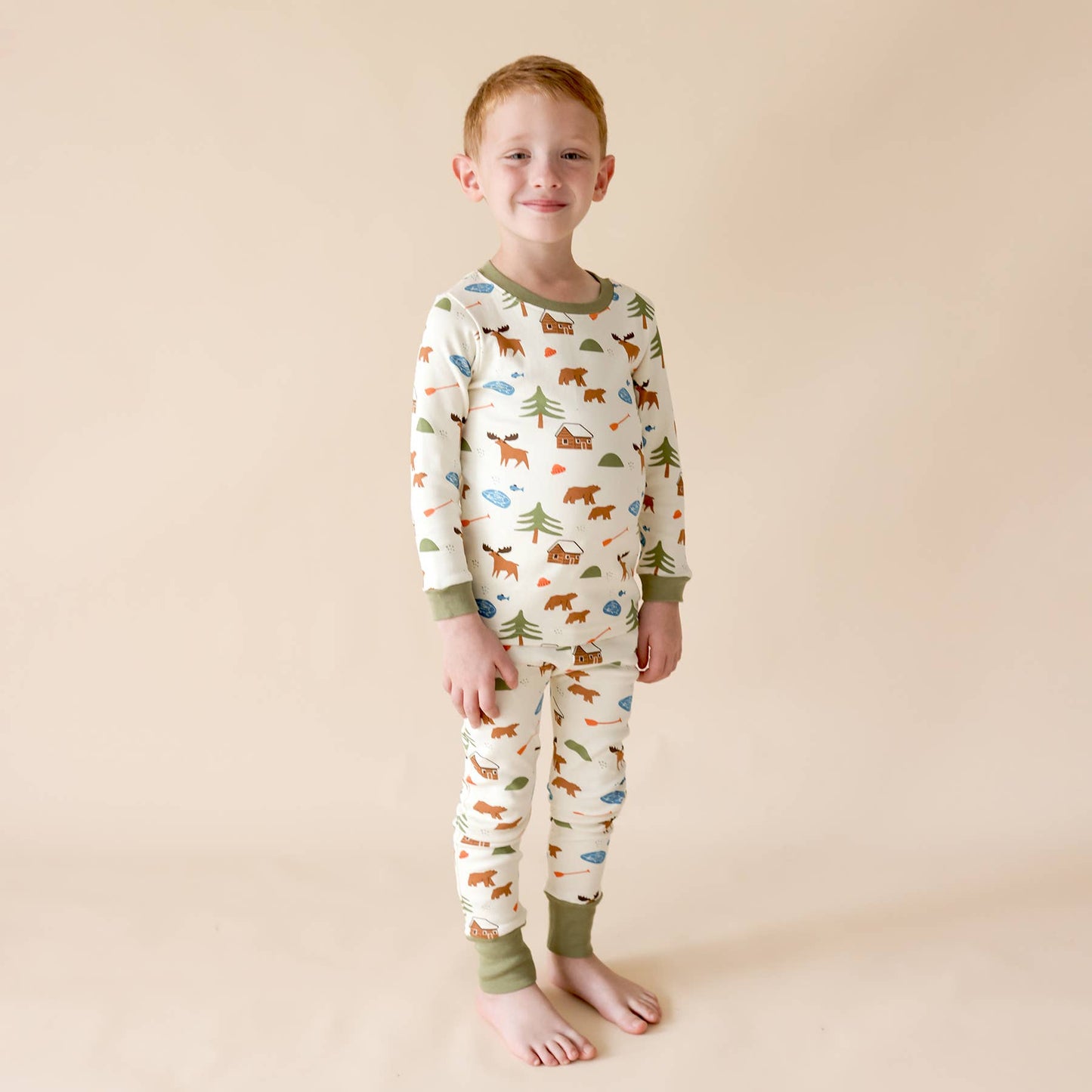 "My Jammies" Organic Kids Pajamas: Airplanes / 2T