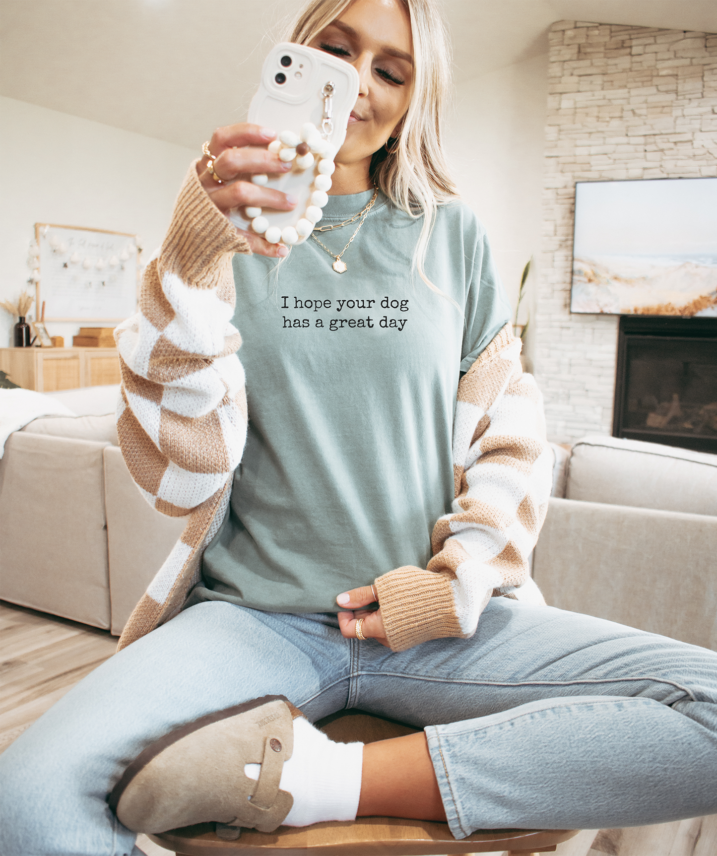 I Hope Your Dog Has a Great Day Tee: Pepper / SM