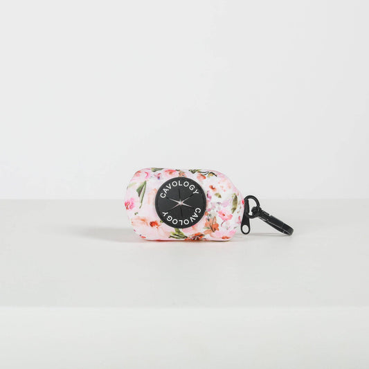 Waste Bag Dispenser - pink florals (Kyoto)