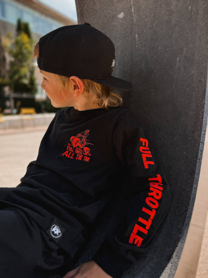 Full Throttle - Long sleeve: 9/10Y