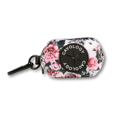 DOG WASTE BAG DISPENSER AUTUMN ROSES