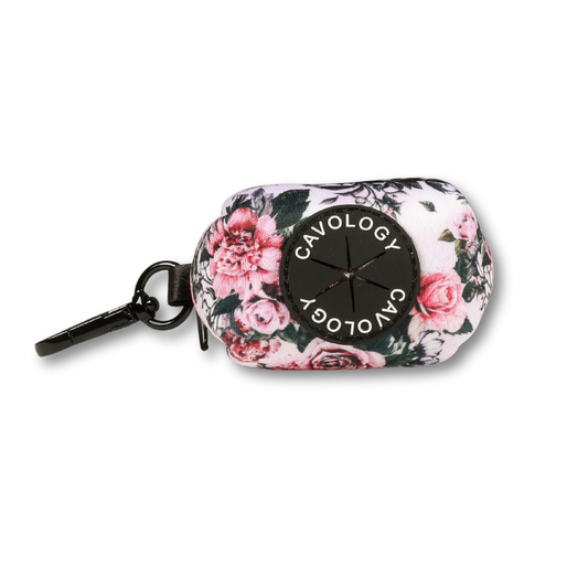 DOG WASTE BAG DISPENSER AUTUMN ROSES