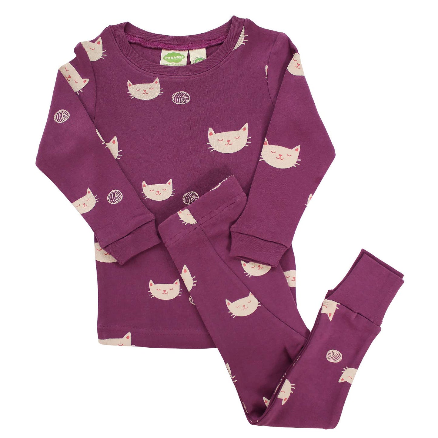 "My Jammies" Organic Kids Pajamas: Sunflowers / 5/6 Years