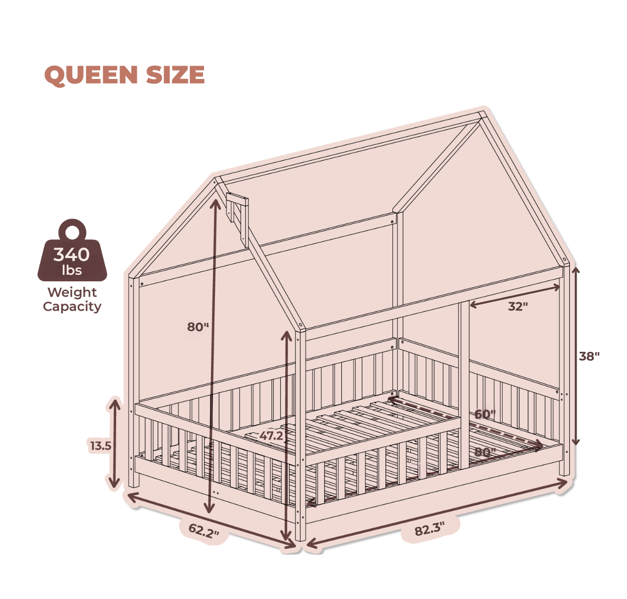 ARY CLASSIC HOUSE BED (CA)