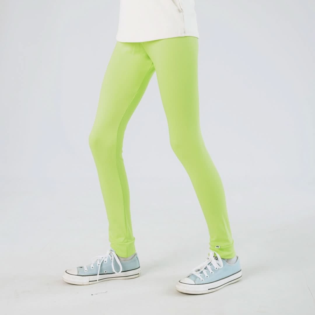 Youth Bamboo Leggings | Papaya