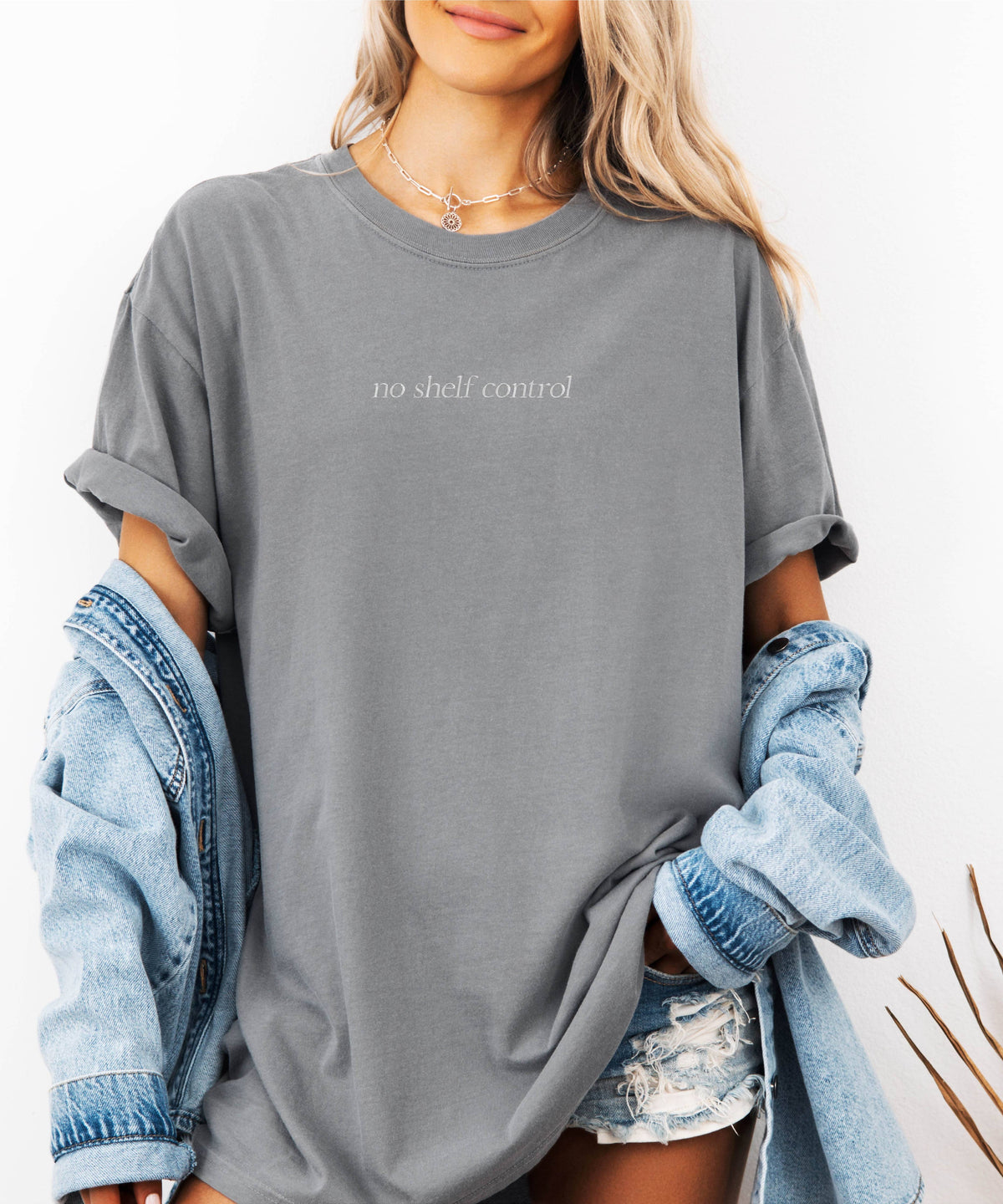 Embroidered Bookish Shirt Spring Comfort Colors Book Lover : Brick / Large