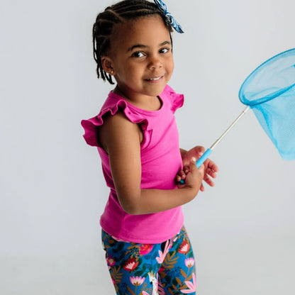 Baby/Kids' Bamboo Ruffle Shoulder | Umber