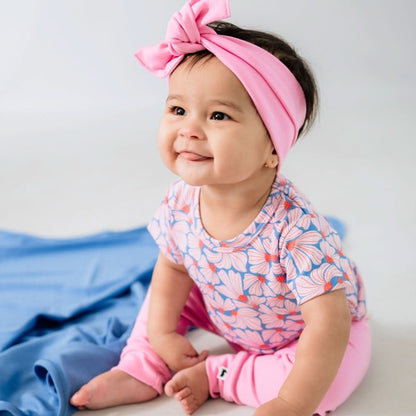 Bamboo Baby Short-Sleeved Onesie | Sunkissed