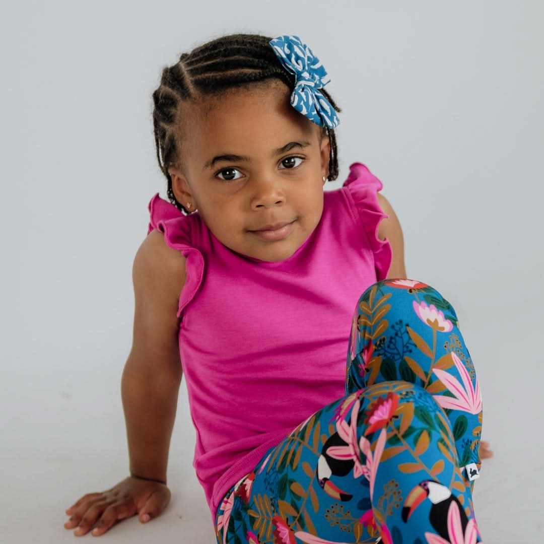 Baby/Kids' Bamboo Ruffle Shoulder | Umber