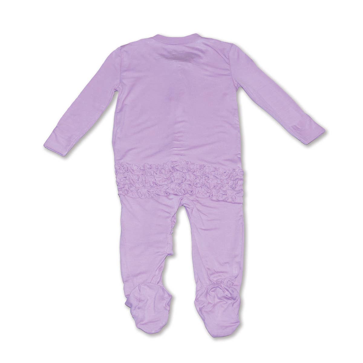 Bamboo Ruffle Footie (2 Way Zipper)