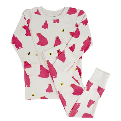 "My Jammies" Organic Kids Pajamas: Sunflowers / 5/6 Years