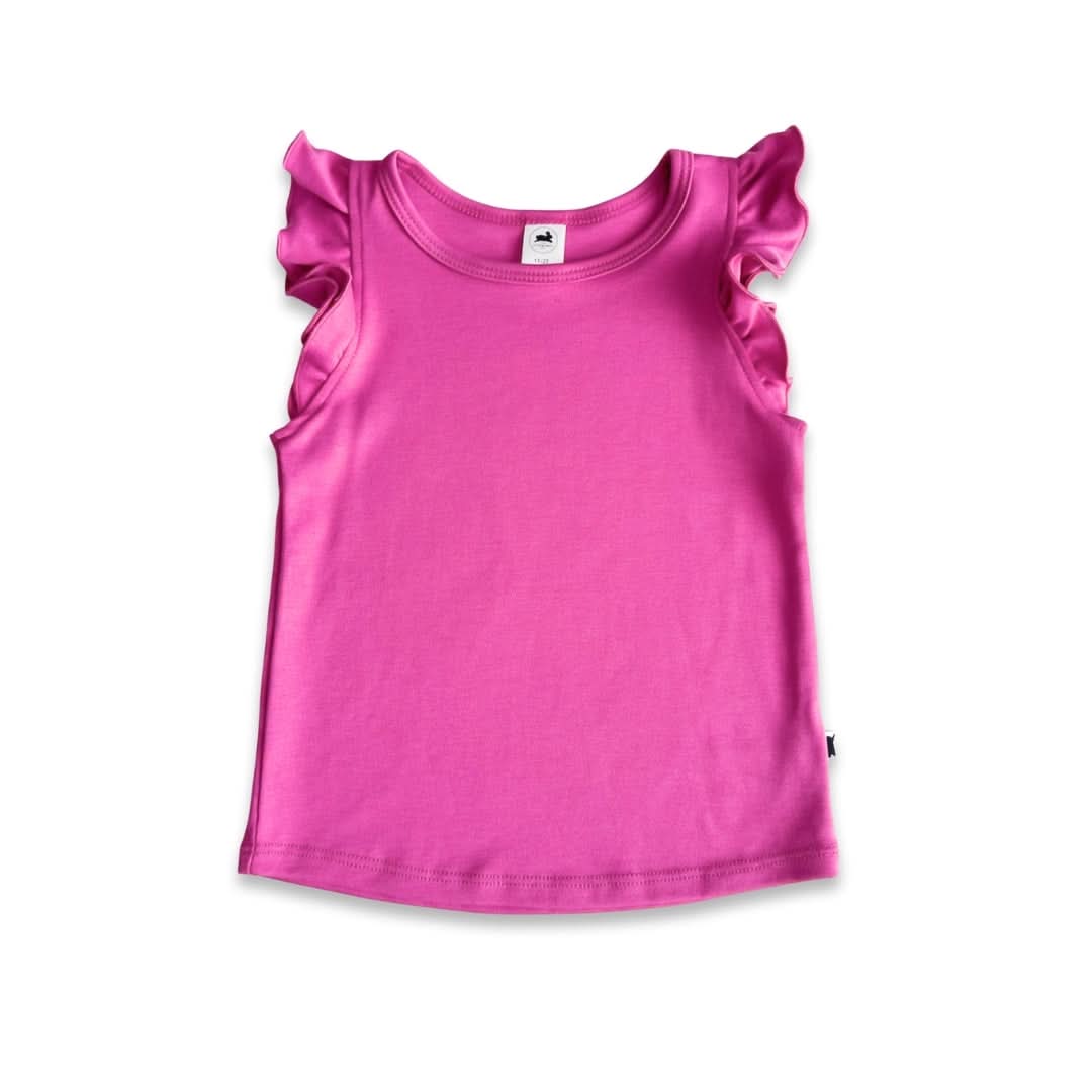 Baby/Kids' Bamboo Ruffle Shoulder | Umber