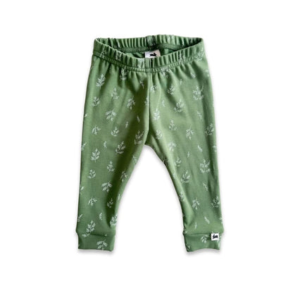 Baby Bamboo Leggings | Blue Checkers