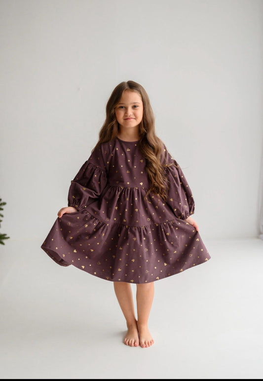 Minnie long sleeve twirl dress