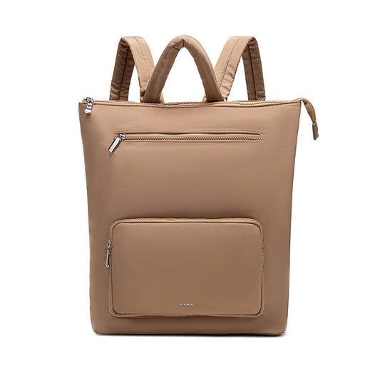 Tai-Ann - Recycled Nylon Backpack - Latte Nylon: Latte Nylon / OS