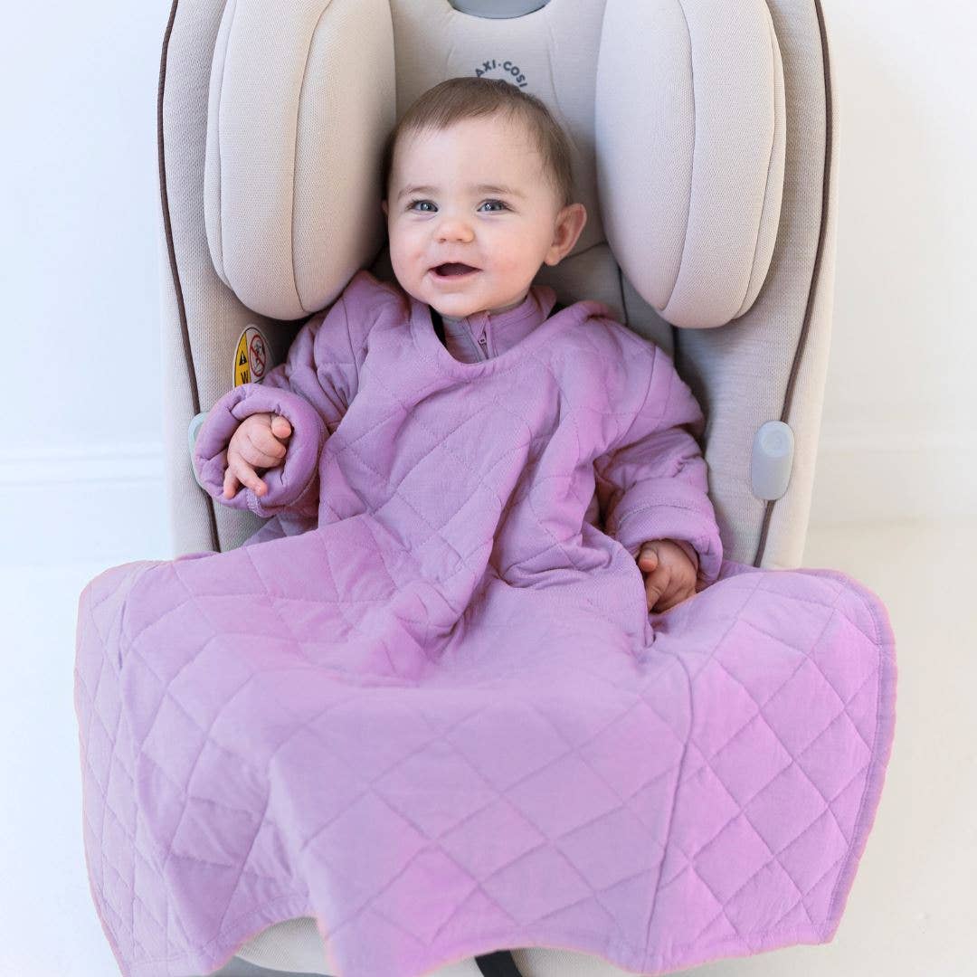 Buckle Me Baby Cozier Car Seat Blankie: Sage Snuggle / 2-3Y