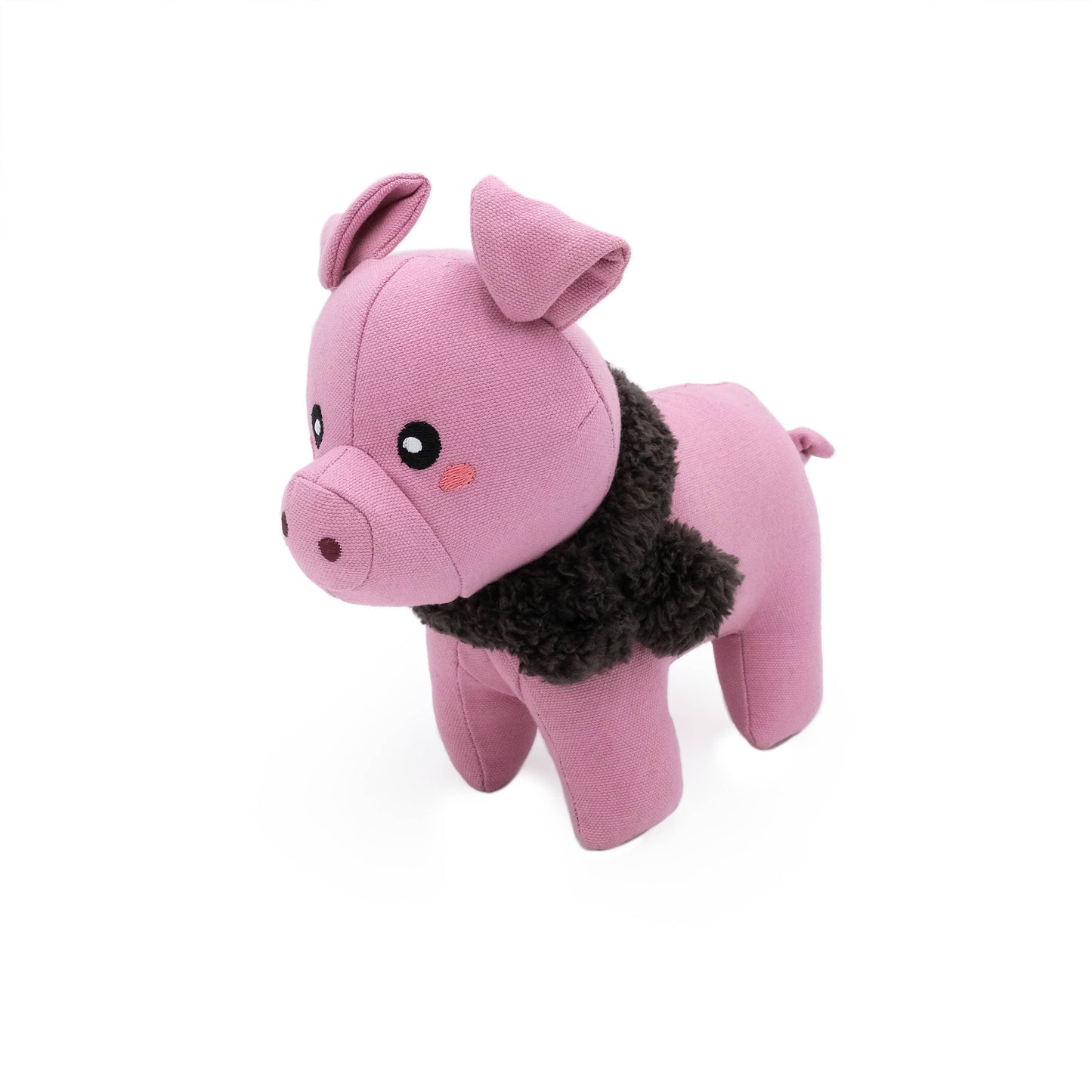 EcoZippy Cotton Cuddler - Pig - Dog Toy