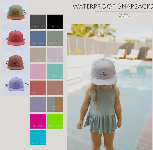 Waterproof Snapback Hats