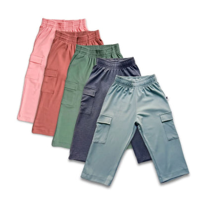 Youth Bamboo Cargo Pants | Burnt Brick