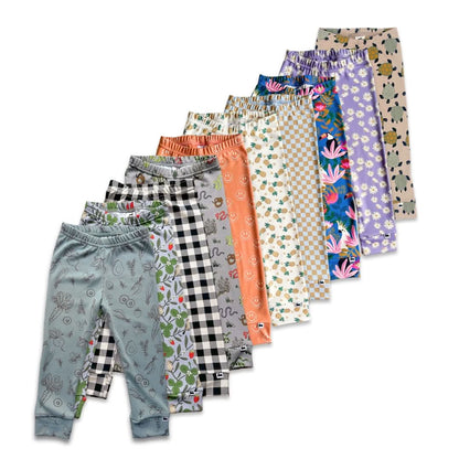 Kids' Bamboo Leggings | Bison Plaid