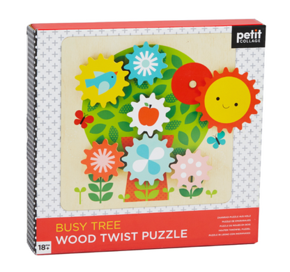 Busy Tree Wooden Twist Puzzle