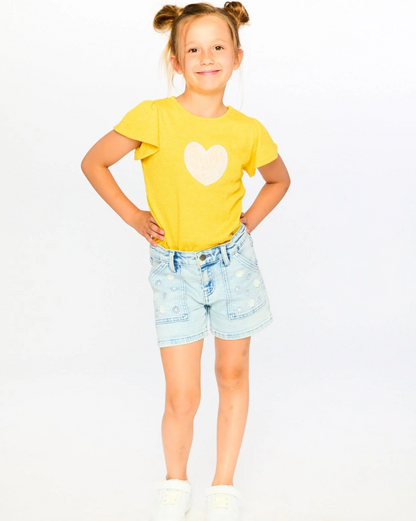 Denim Shorts | Light Blue Denim | Duex par Deux