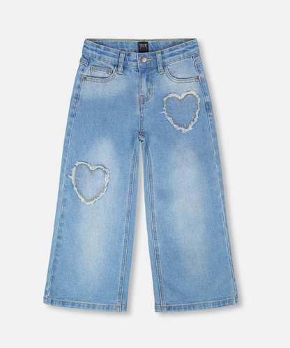 Wide Leg Jeans | Light Denim | Deux Par Deux