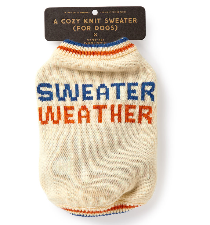 Sweater Weather - Dog Sweater (Medium)