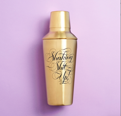 Shaking Shit Up Cocktail Shaker