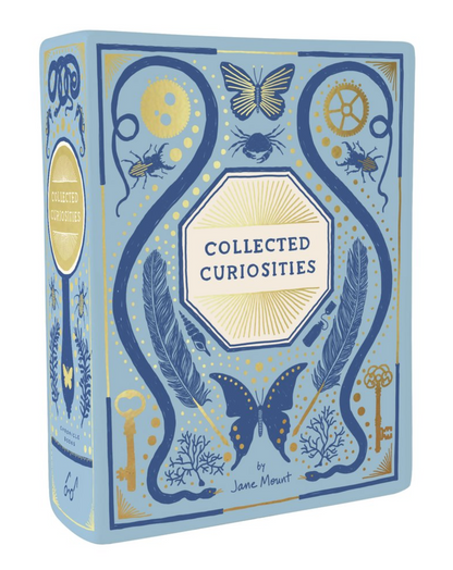 Bibliophile Ceramic Vase: Collected Curiosities illustrated by Jane Mount