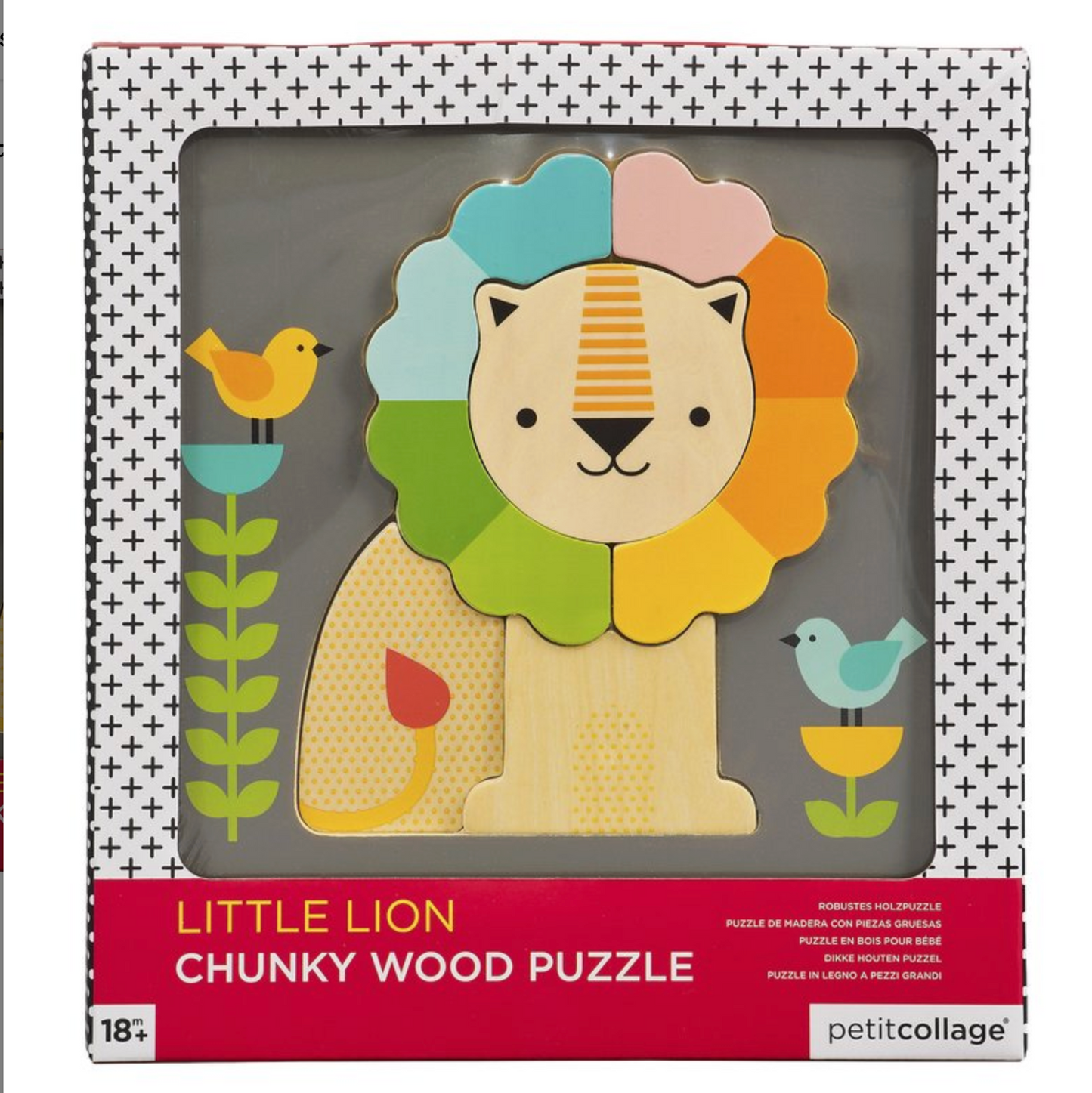 Little Lion Chunky Wood Puzzle