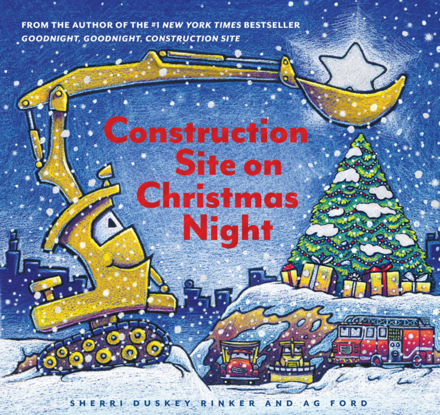 Construction Site on Christmas Night - Hardcover
