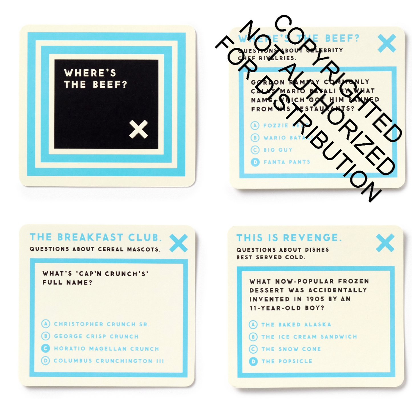 Junk Food & Food Food Trivia