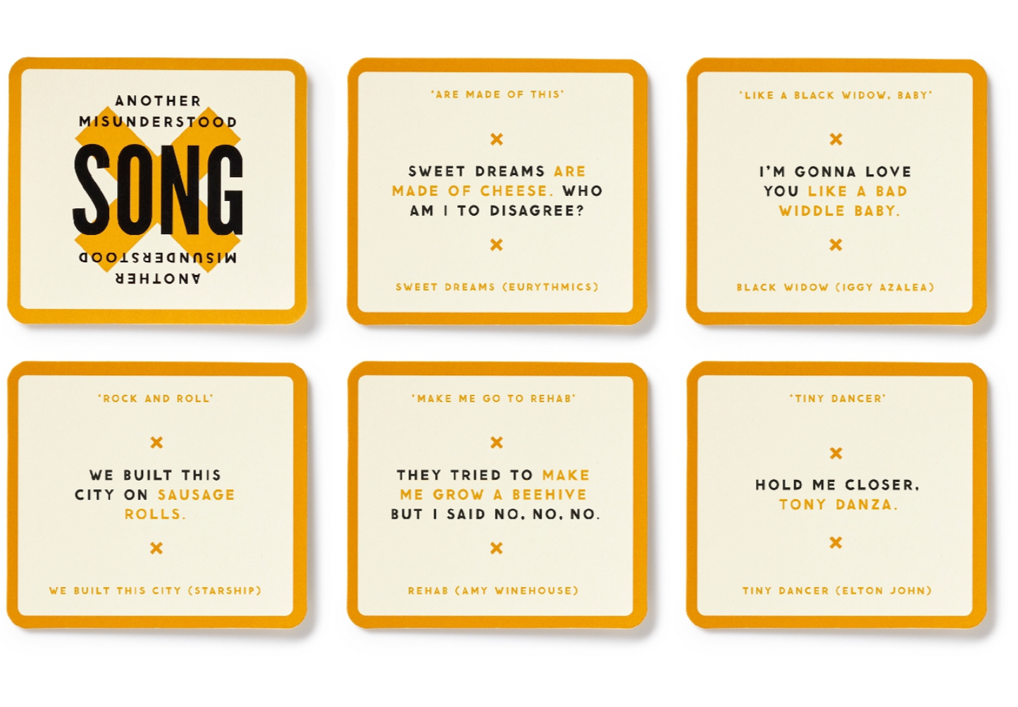 Misunderstood Songs Game