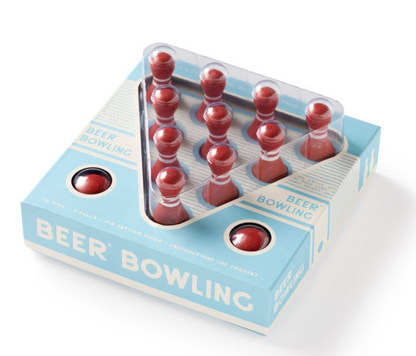Beer Bowling Drinking Game Set